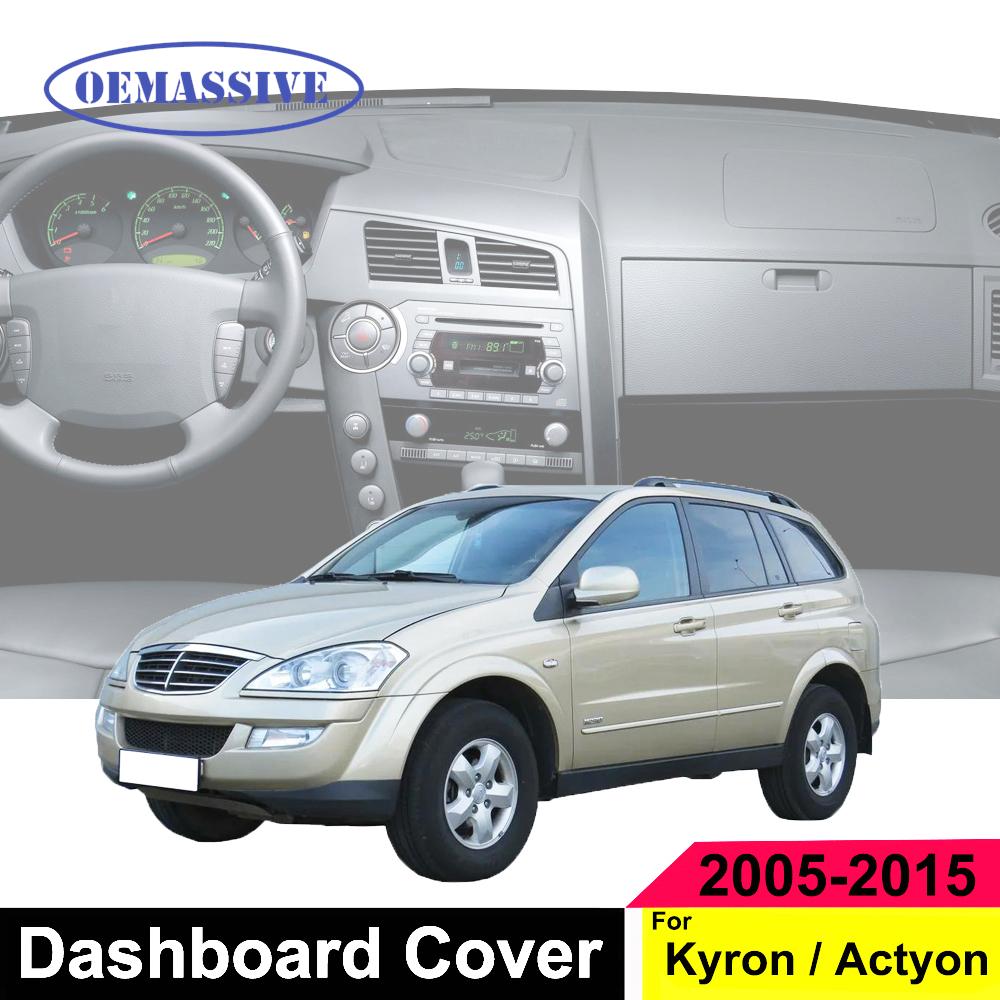 OEMASSIVE For Ssangyong Kyron 2005 - 2015 For Actyon 2005 - 2010 Dashboard Cover Dash Mat Pad Sun Shade Dash Board C